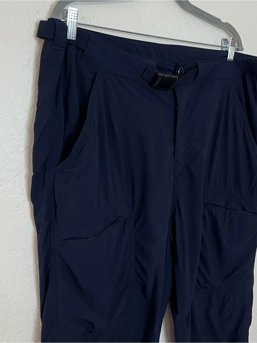 Free Soldier Tactical Navy Blue Belted Cargo Pants Men’s Size 38x30 Lightweight